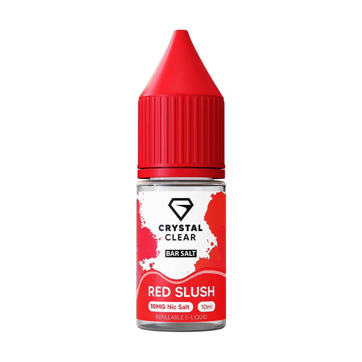 Red Slush Crysral Clear Bar Salt nic salts 10ml/10mg