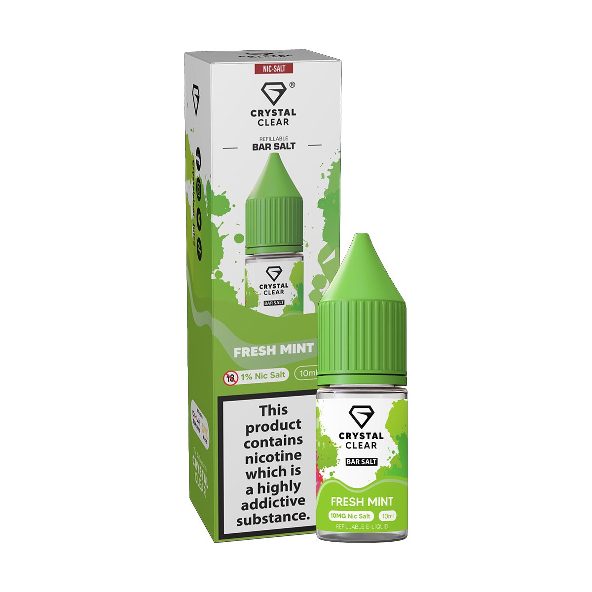 Crystal Clear Disposable Vape Crystal Clear Nic Salt | 10mg/20mg Crystal Clear Disposable Vape Crystal Clear Nic Salt | 10mg/20mg