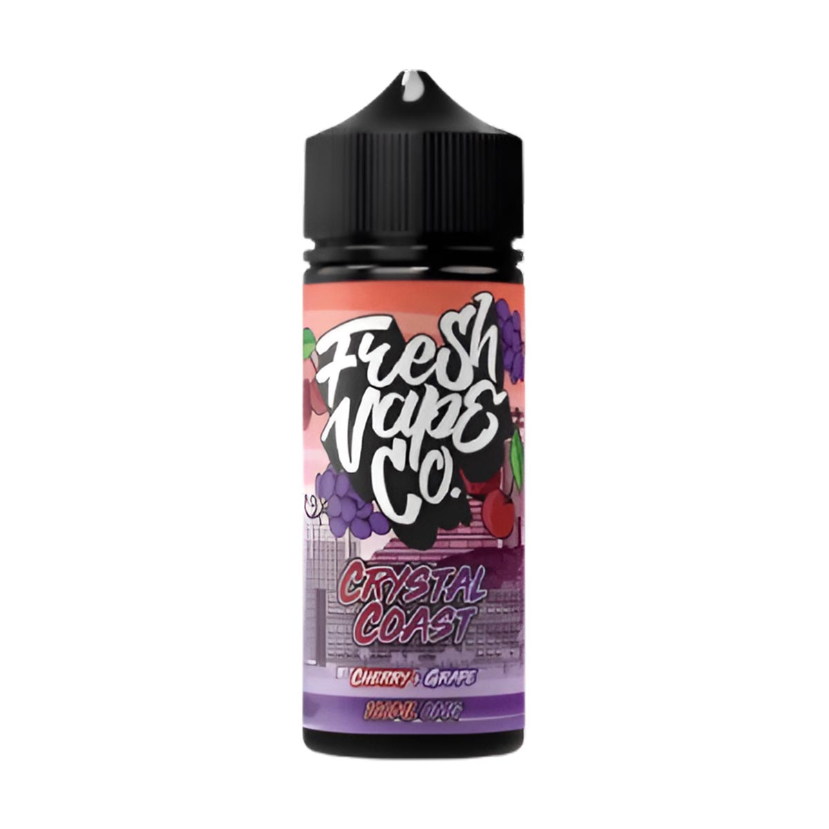 Crystal Coast - Cherry & Grape Fresh Vape Co 100ml Shortfill E-Liquid