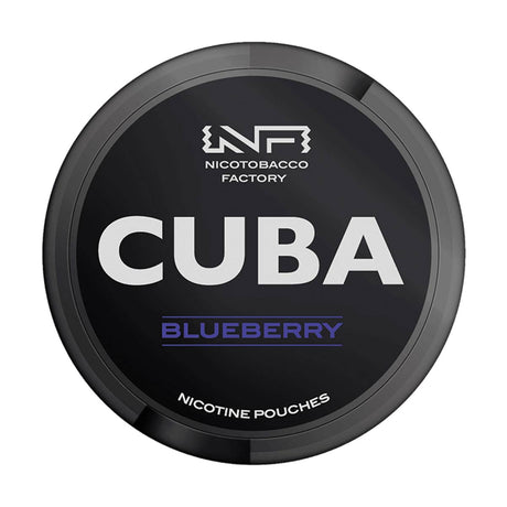 Blueberry Cuba Black snus nicotine pouches