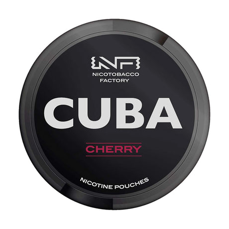 Cherry Cuba Black snus nicotine pouches