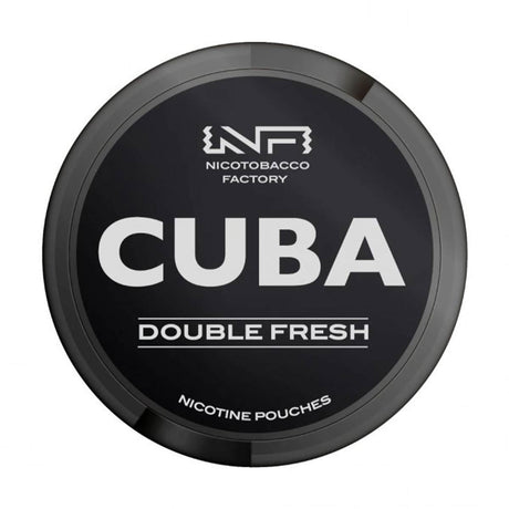 Double Fresh Cuba Black snus nicotine pouches