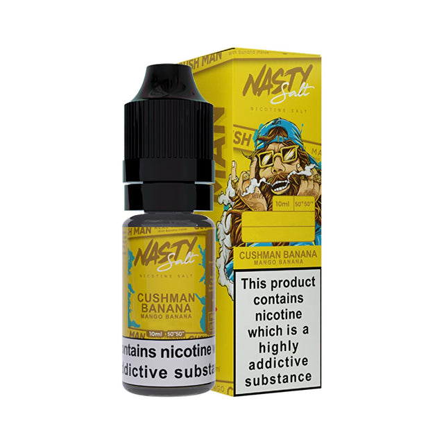 Cushman Banana nasty salt e liquid nic salts 10ml