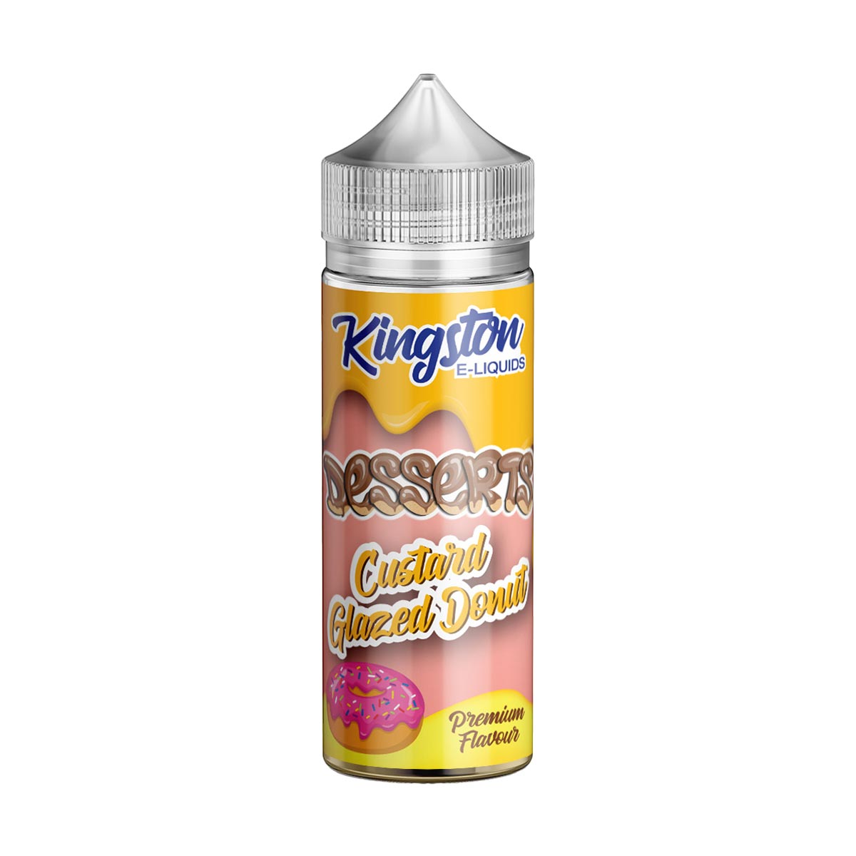 Custard Glazed Donut Kingston Desserts Shortfill E-liquids 100ml