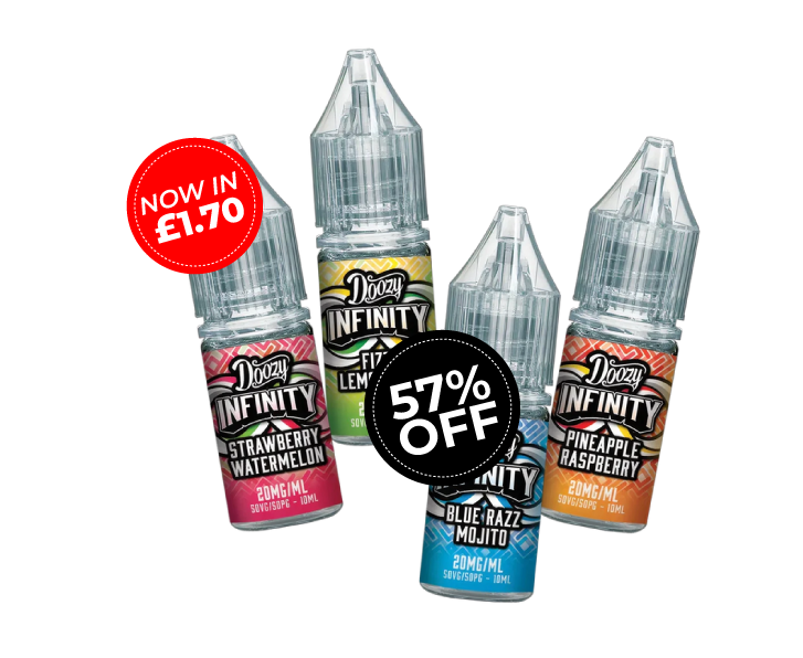 DOOZY INFINITY SALTS – 57% OFF