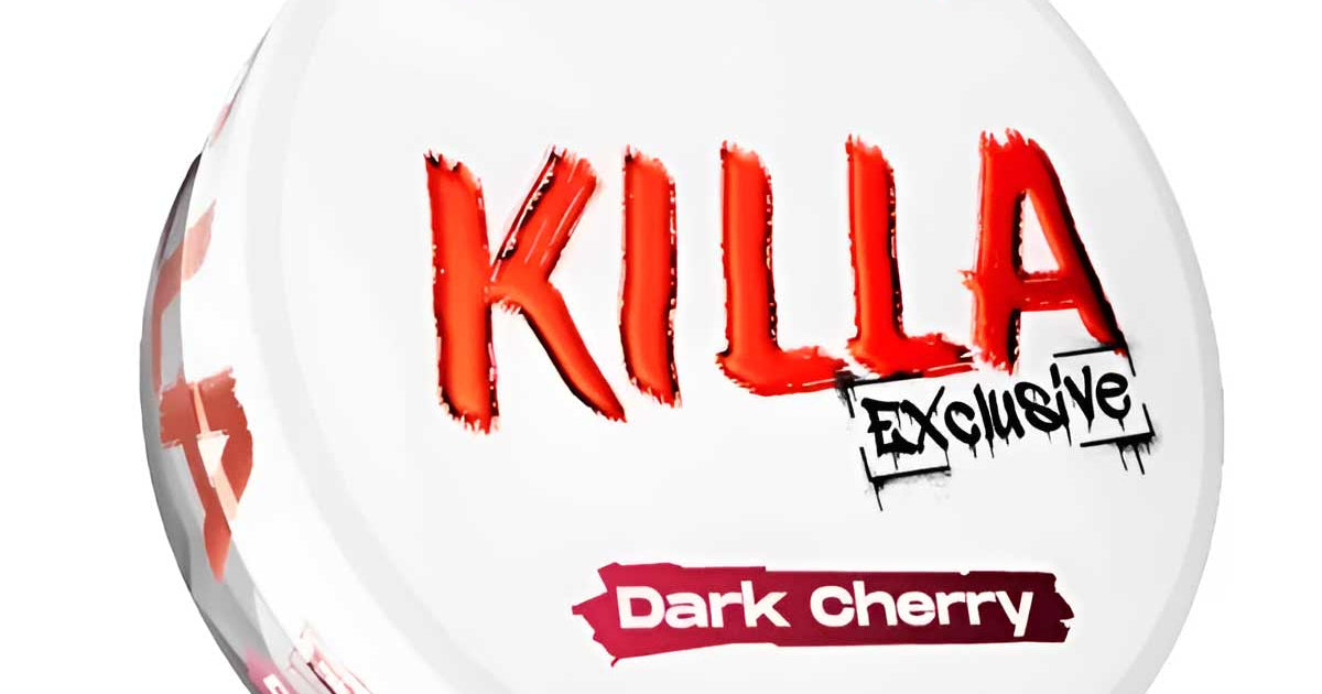 Killa Exclusive Dark Cherry Nicotine Snus Pouches | Grey Haze UK