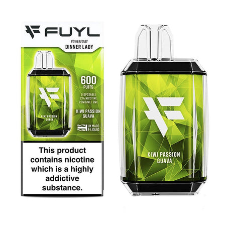 Kiwi Passion Guava Fuyl Dinner Lady disposable vape 20mg