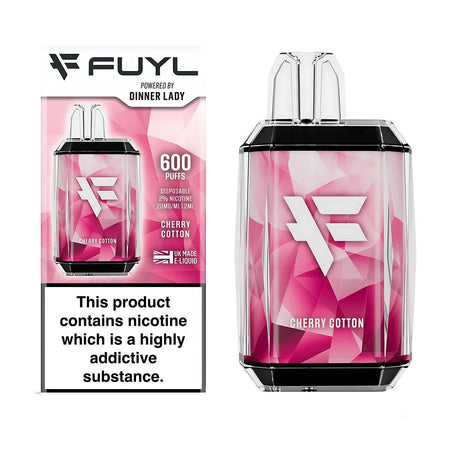 Cherry Cotton Fuyl Dinner Lady disposable vape 20mg