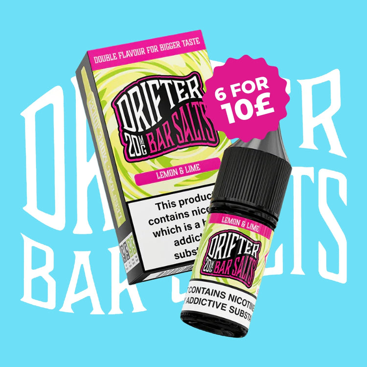 DRIFTER BAR NIC SALTS – 6 FOR £10