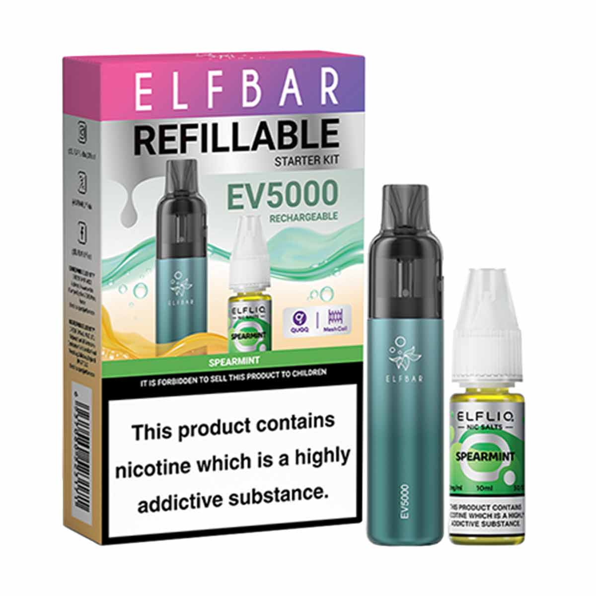 Spearmint elf bar Ev5000 pod kit