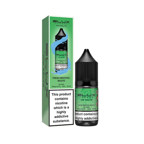 Fresh Menthol Mojito elux legend nic salts 10ml/20mg