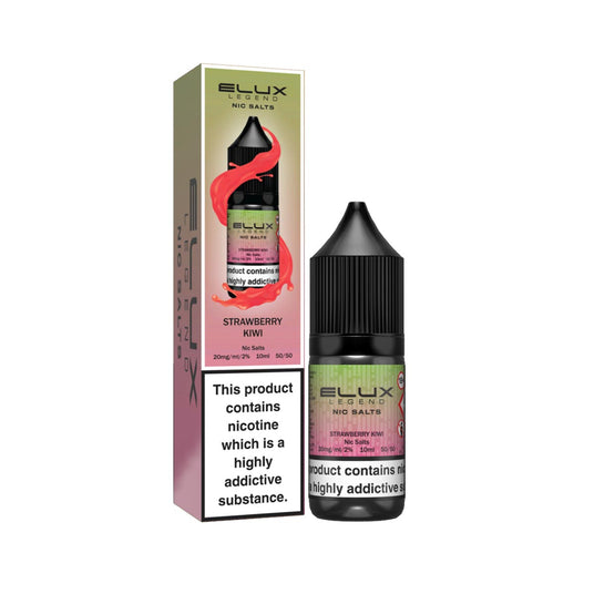 Strawberry Kiwi elux legend nic salts 10ml/20mg