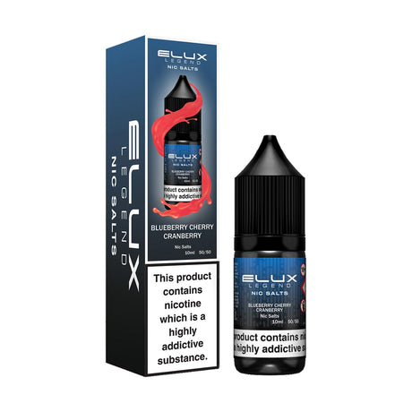 Blueberry Cherry Cranberry elux legend nic salt 10ml/10mg