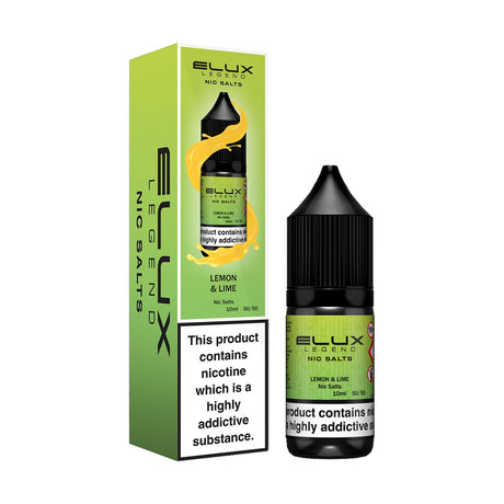 Lemon and Lime elux legend nic salt 10ml/10mg