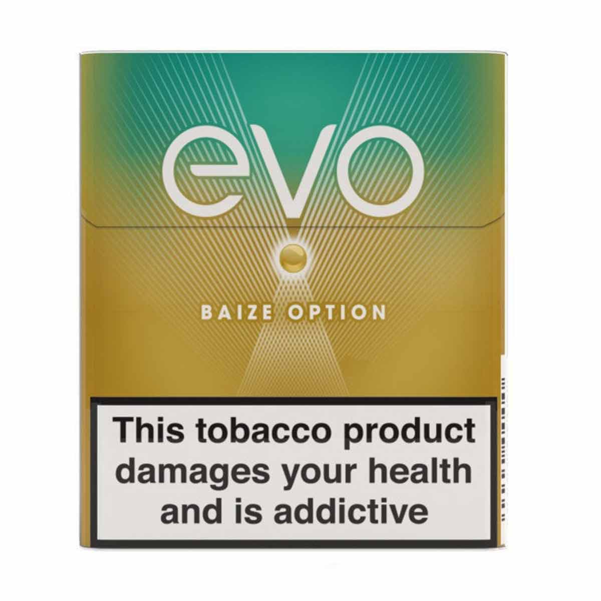 Baize Option evo tobacco sticks