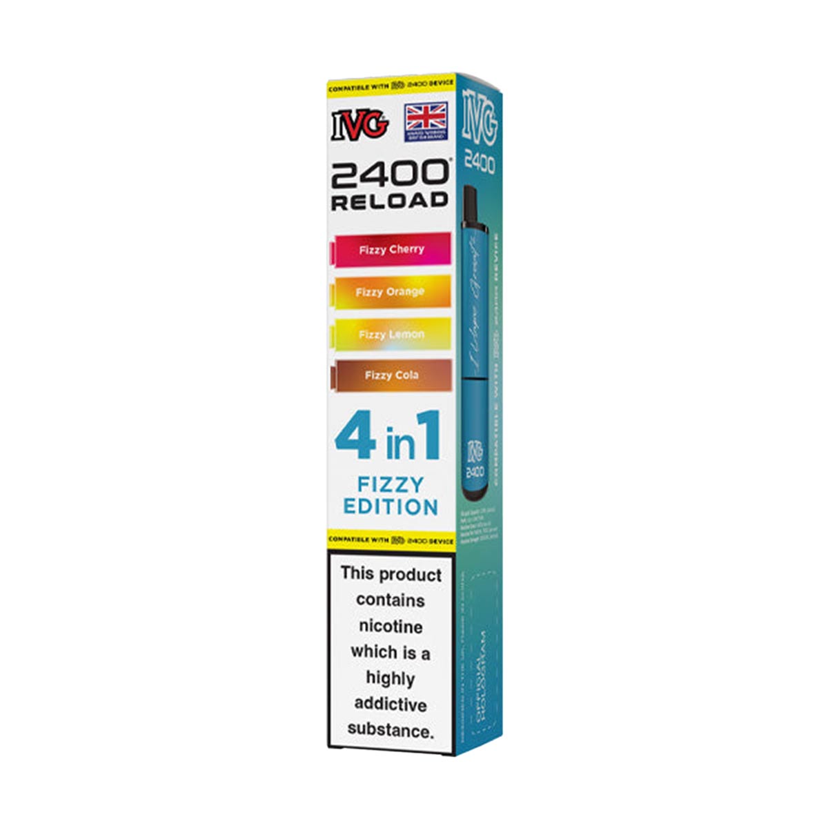 IVG 2400 Reload Pods 4 in 1 Pack
