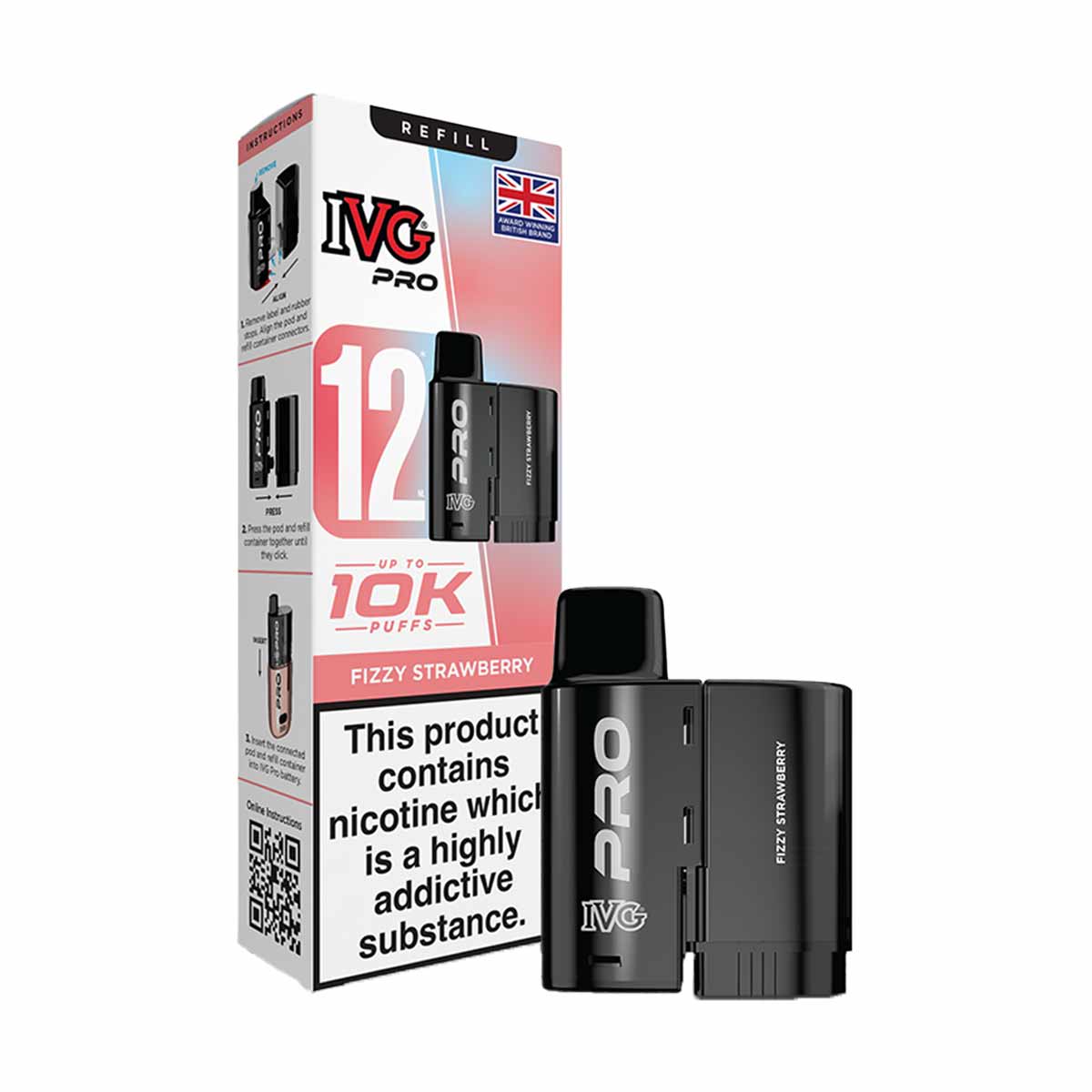 IVG Pro 12 Prefilled Pods + Refill Containers