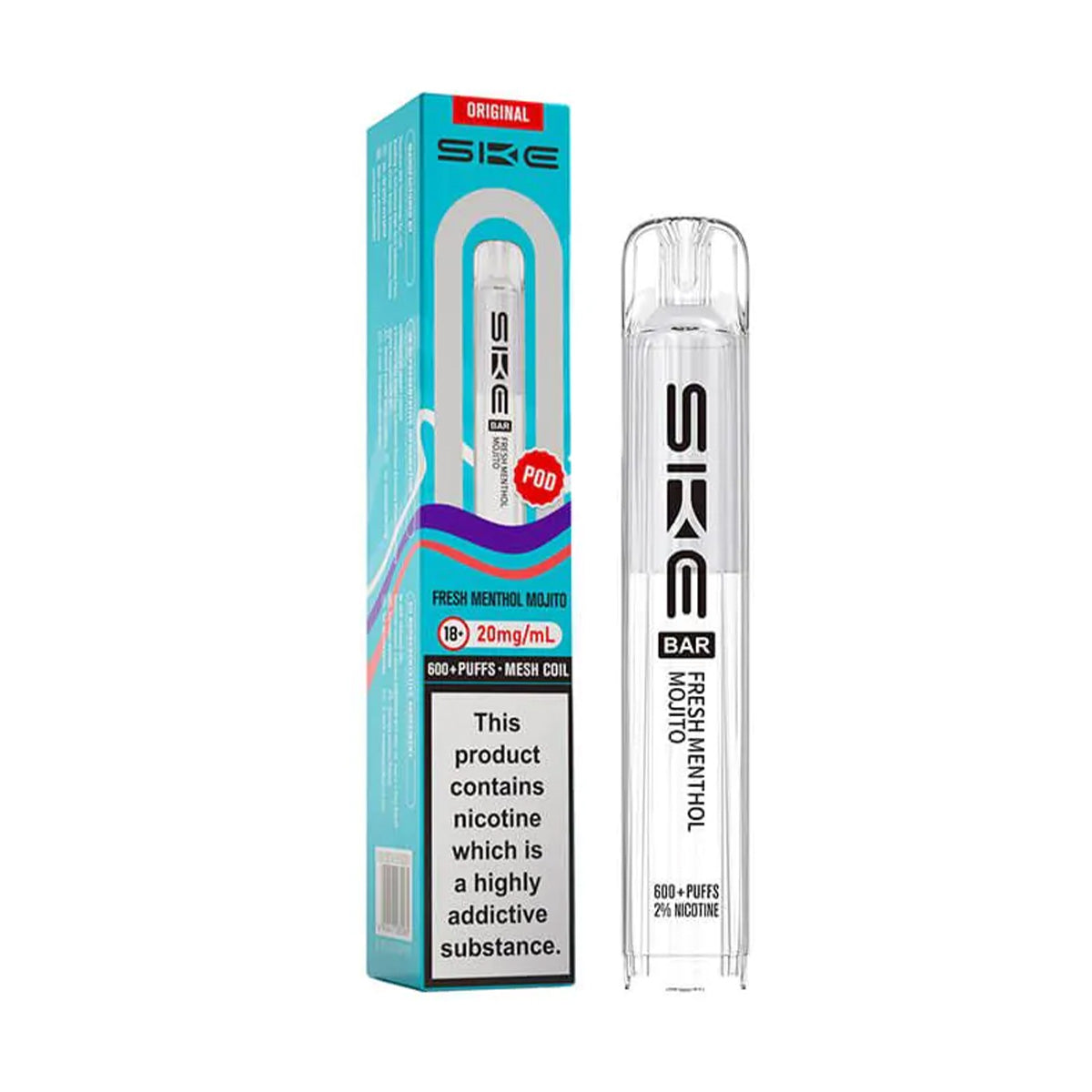 SKE Bar 600 Prefilled Pods