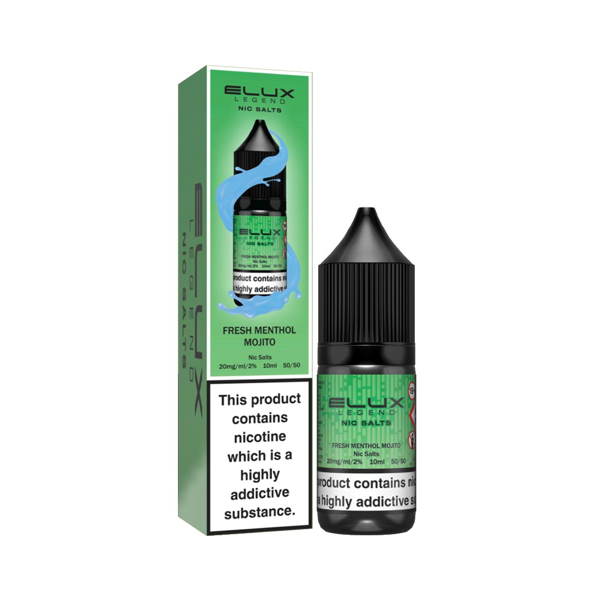 Fresh Menthol Mojito Nic Salt E-liquid by Elux Legend