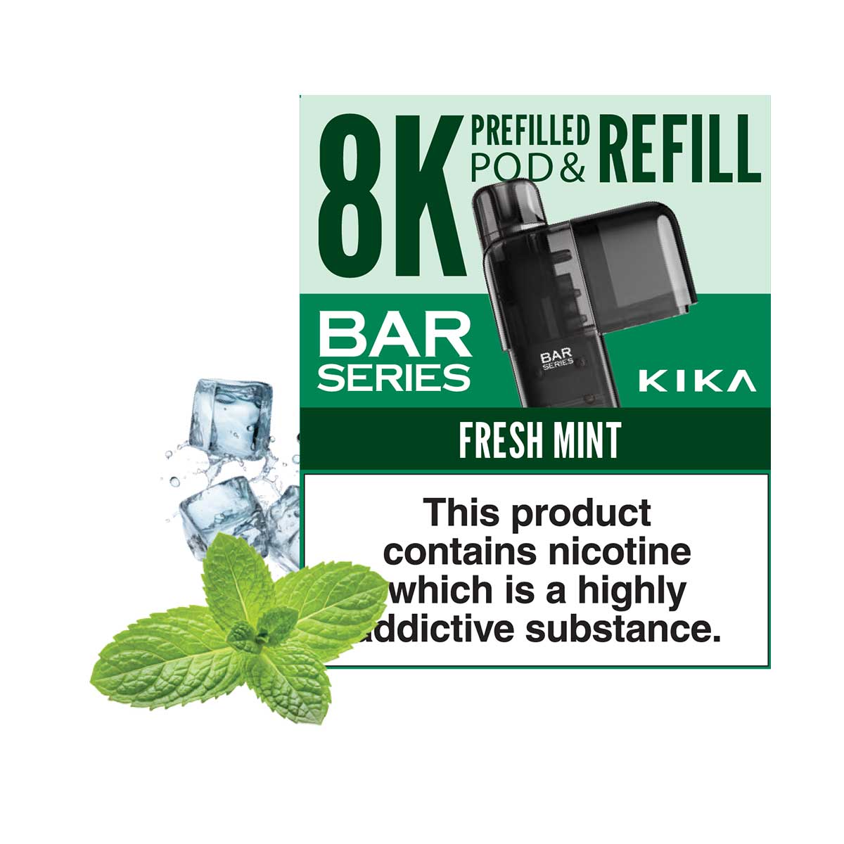 Bar Series Kika 8K Prefilled Pods