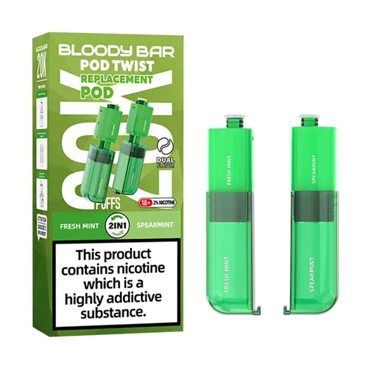 Bloody Bar Pod Twist Prefilled Pods + Refill Container