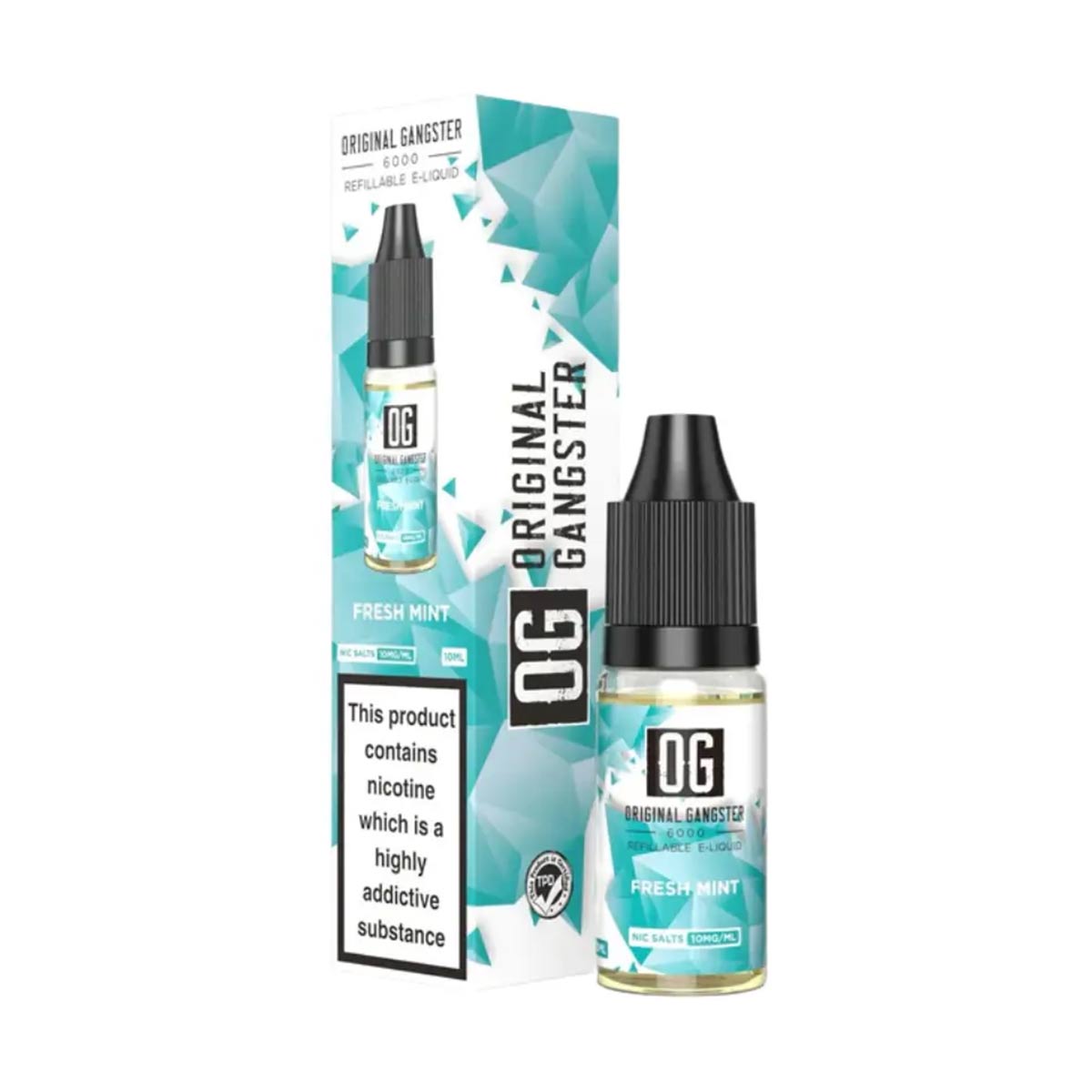 Fresh Mint OG Original Gangster 6000 10ml Nic Salt E-liquid