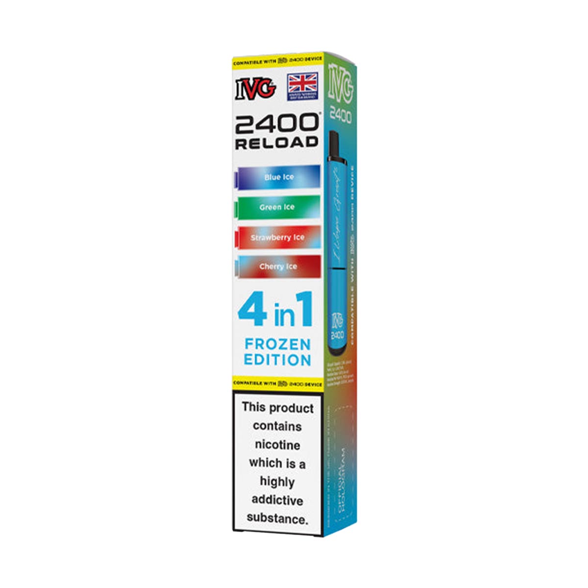 IVG 2400 Reload Pods | Multi Flavour 4 Pack (4 Pods) | Grey Haze UK IVG 2400 Reload Pods | Multi Flavour 4 Pack (4 Pods) | Grey Haze UK