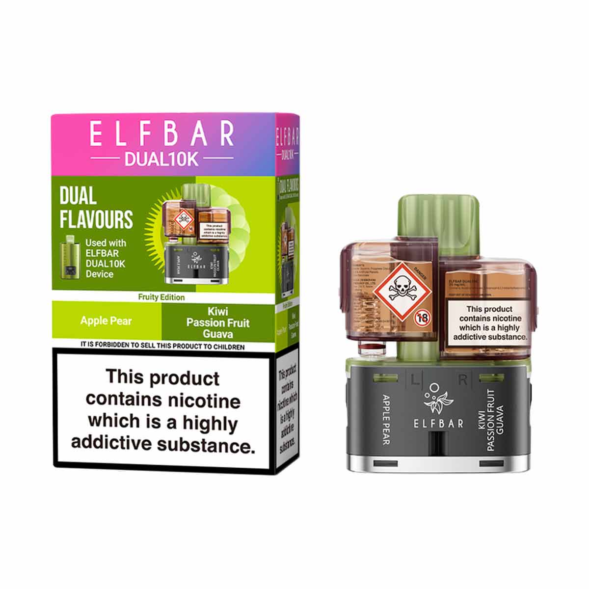 Elf Bar Dual 10k Prefilled Pod Refill Pack