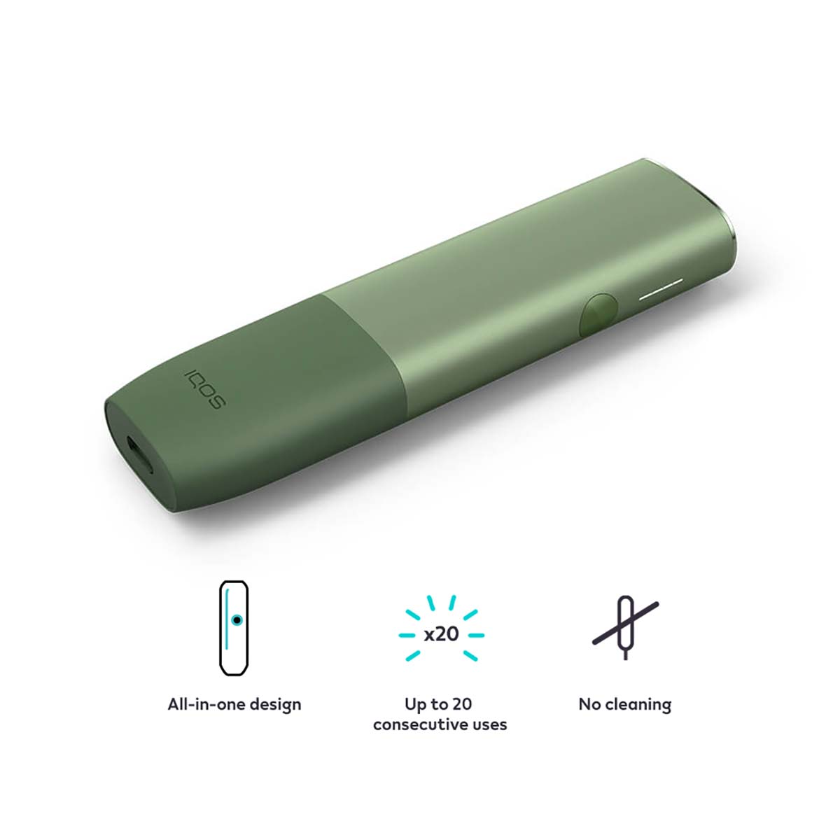 Moss Green iqos iluma one kit Features