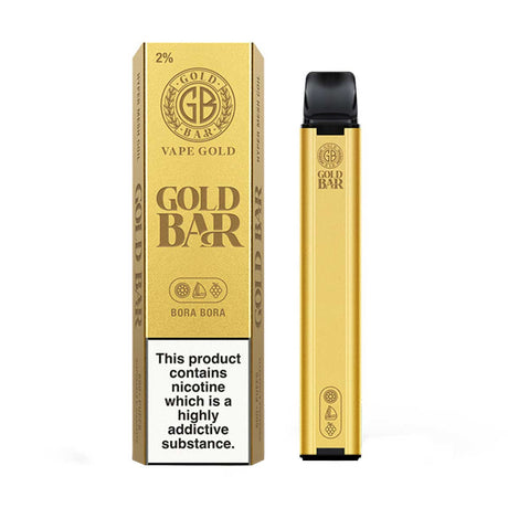 Bora Bora gold bar 600 disposable vape