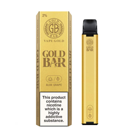 Aloe Grape gold bar 600 disposable vape