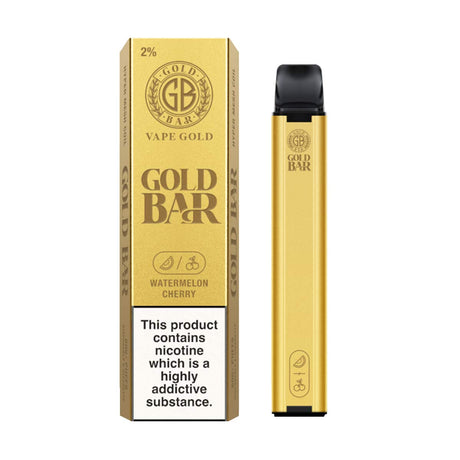 Watermelon Cherry gold bar 600 disposable vape