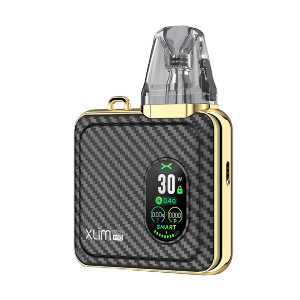 Gold Carbon oxva xlim sq pro vape pod kit