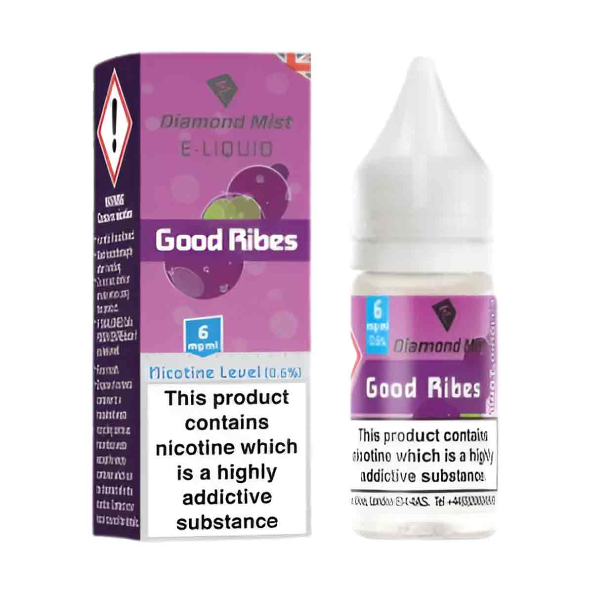 Good Ribes Diamond Mist 50/50 Nic Salt E-Liquid