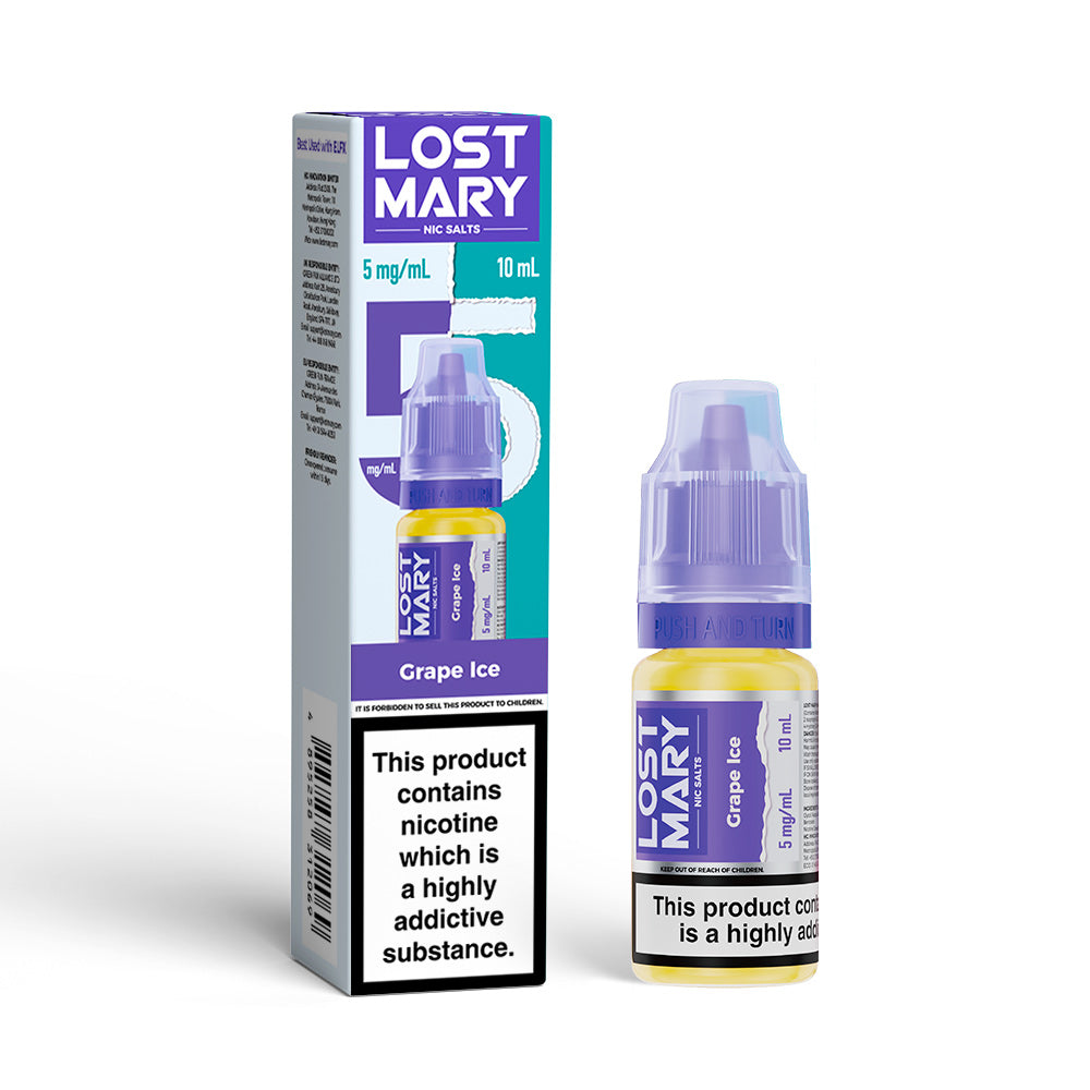 Grape Ice Lost Mary Nicotine Salts