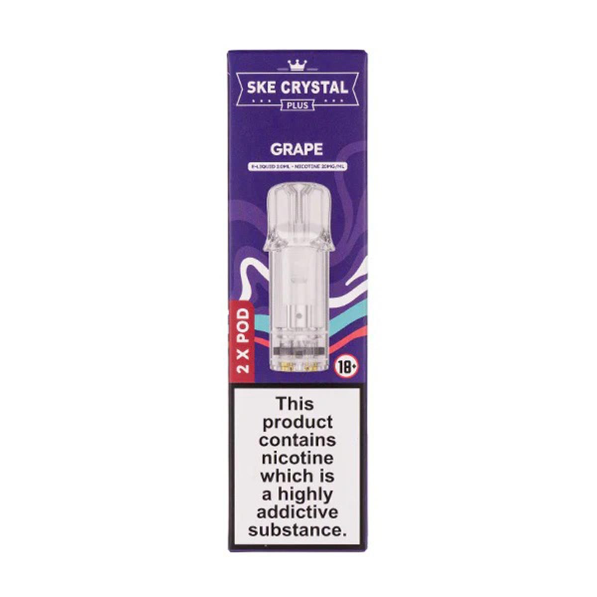 Grape SKE Crystal Plus Prefilled Pods