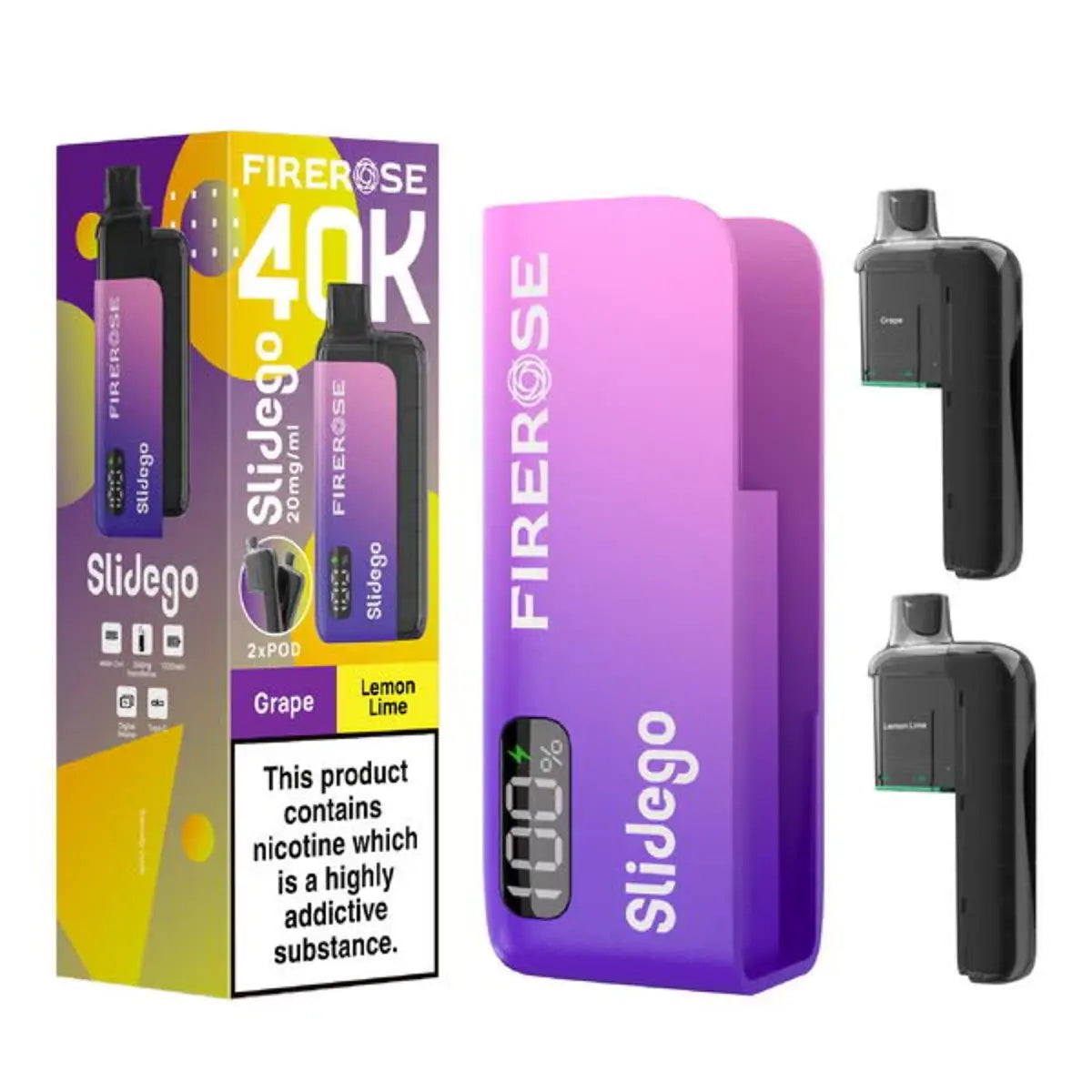 Firerose Slidego Prefilled Vape Kit