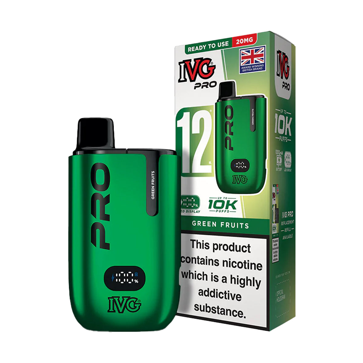 IVG Pro 12 Prefilled Vape Kit