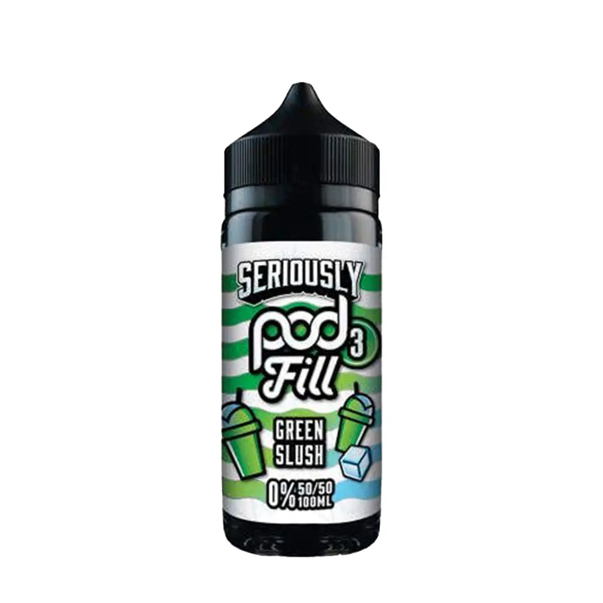 Green Slush Seriously Pod Fill 3 100ml Shortfills