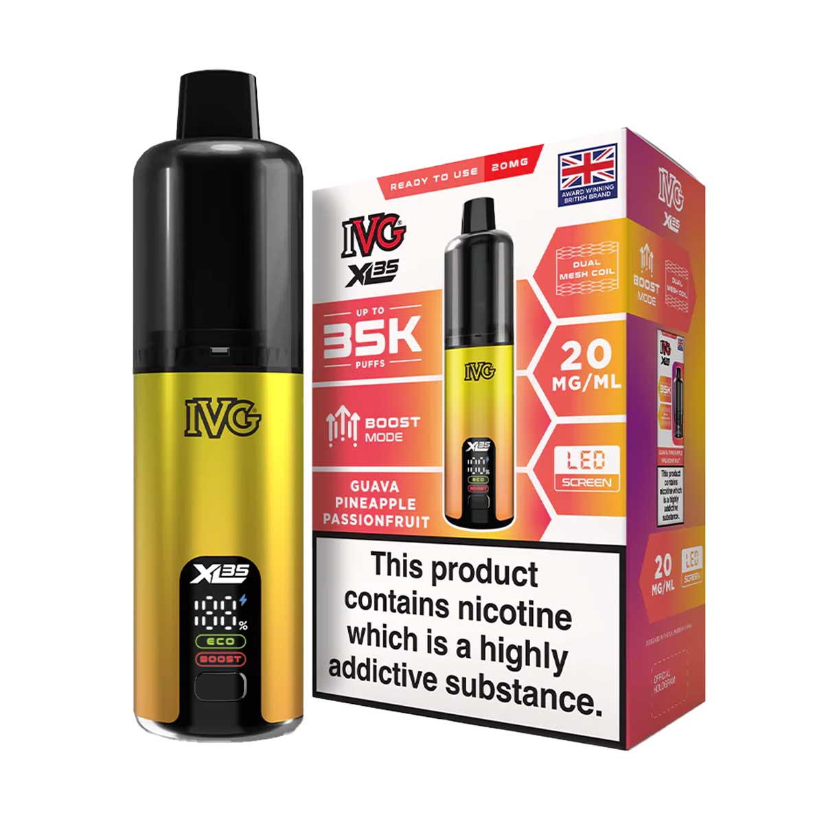 IVG XL 35K Prefilled Vape Kit