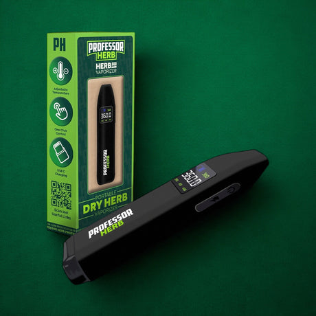Side profile of the Professor Herb Herb Pro showing USB-C charging port