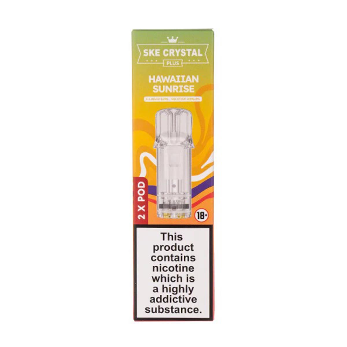 Hawaiian Sunrise SKE Crystal Plus Prefilled Pods