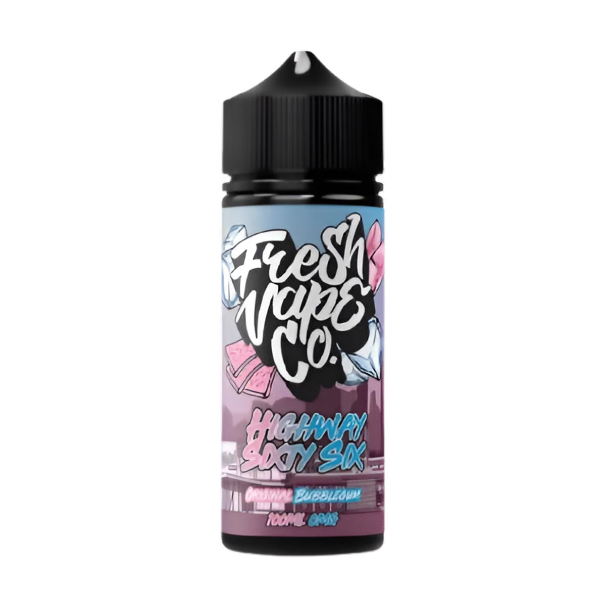 Highway 66 - Bubblegum Ice Fresh Vape Co 100ml Shortfill E-Liquid