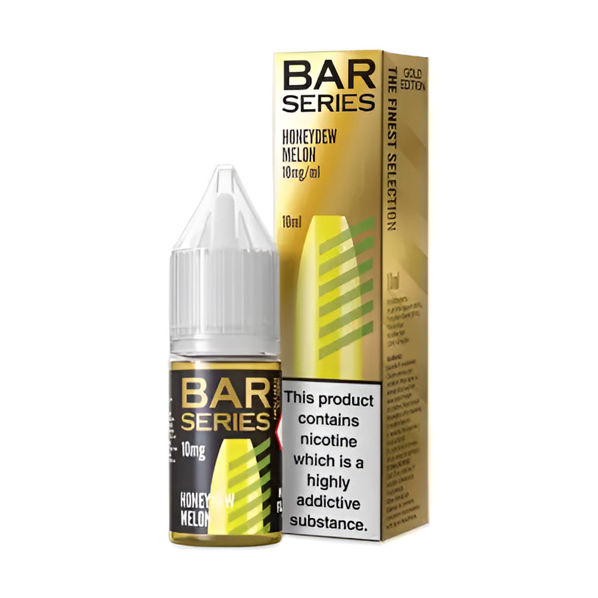 Honeydew Melon Nic Salt E-liquid By Bar Series Gold Edition