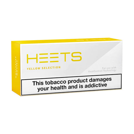 Yellow iqos heets Tobacco Sticks 10 packs