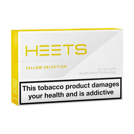 Yellow Selection iqos heets tobacco sticks