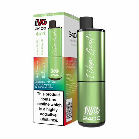 Apple Edition ivg 2400 disposable vape 