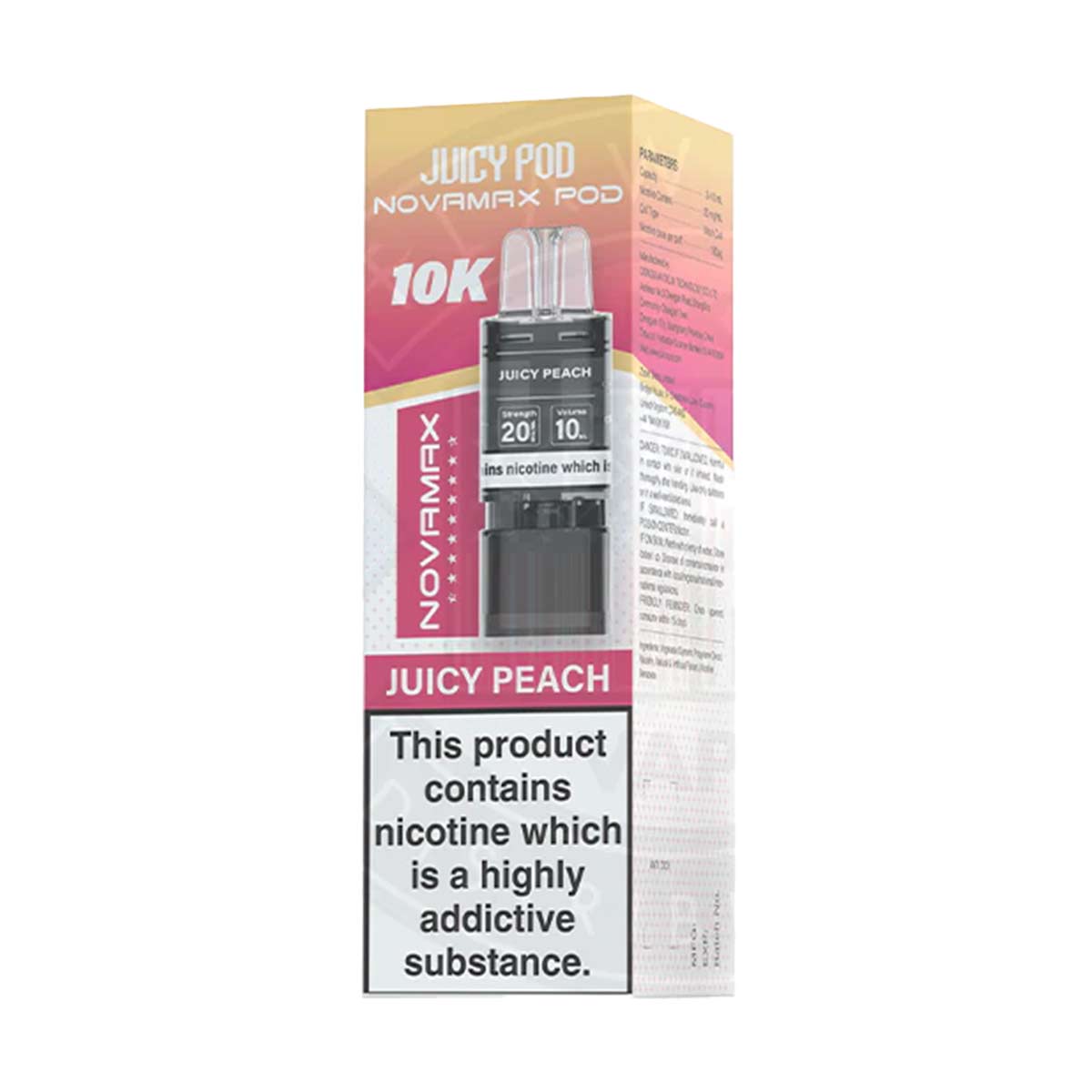 Juicy Pod NOVAMAX 10K Prefilled Pods