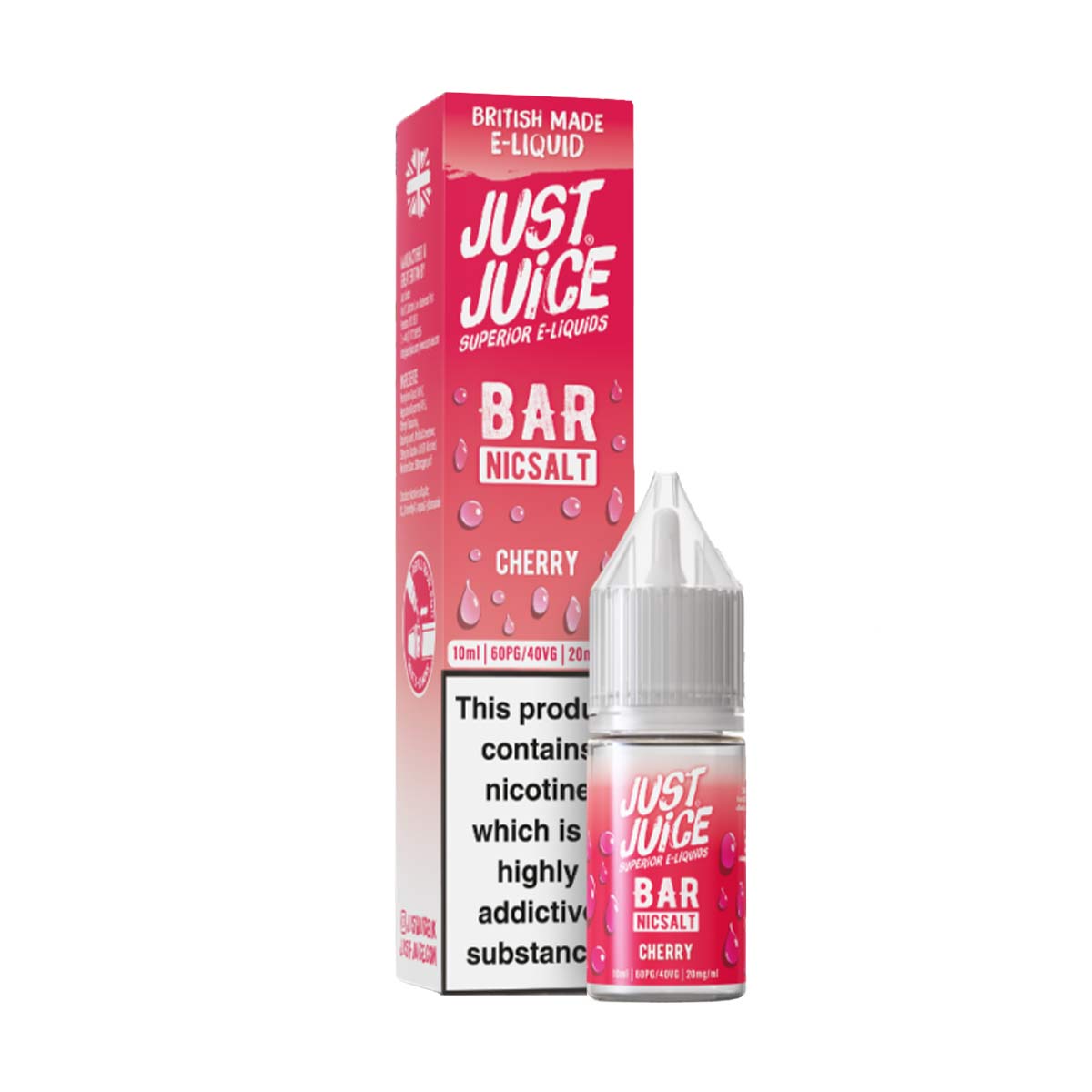 Cherry by Just Juice Bar Nic Salts | Grey Haze UK Cherry by Just Juice Bar Nic Salts | Grey Haze UK