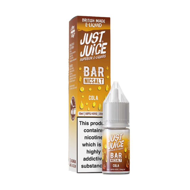 Cola Just juice bar vape nic salts 20mg